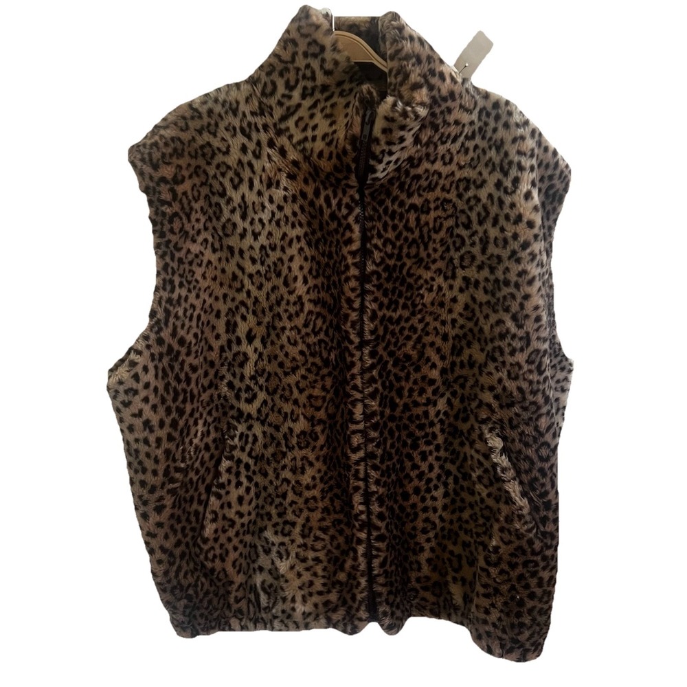 Vintage Bloomingdale's Leopard Animal Faux Fur Old Money M Pockets Costume